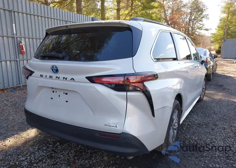 2022 Toyota Sienna Xle z USA, uszkodzony, nr VIN 5TDYRKEC6NS136032